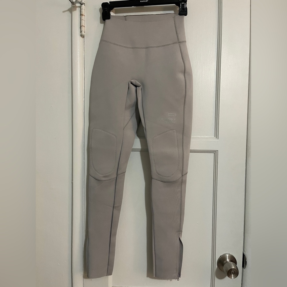 NWT! SKIMS Scuba Pant In Chrome Size XS